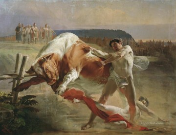 Ganado Vaca Toro Painting - toros de la edad media